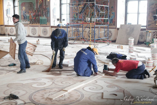 Реставрационные работы в Грановитой палате 2012 © Фотограф Андрей Хроленок